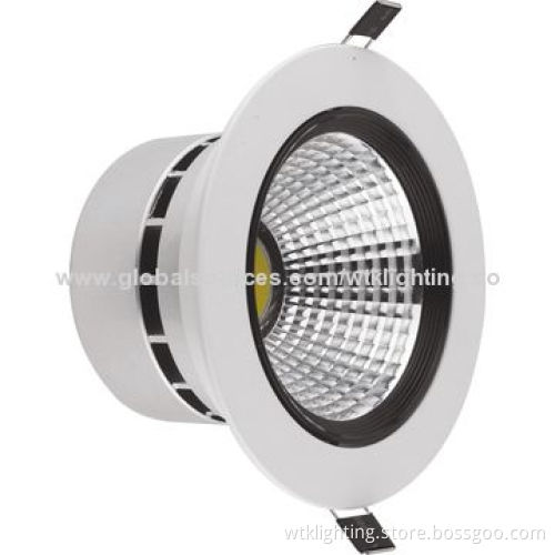 LED 3-12W COB Downlight, Non-dimmable or Dimmable, 110lm/W Luminous Efficacy, CE-certified